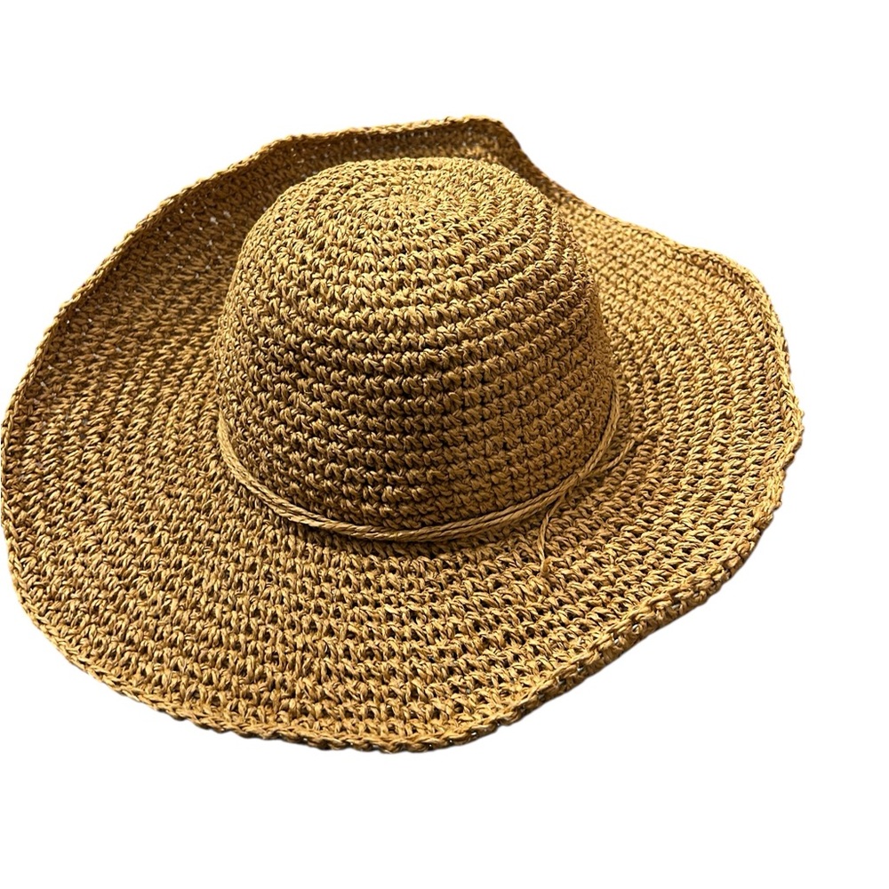 Broner Stylish Tan Woven Sun Psper Hat